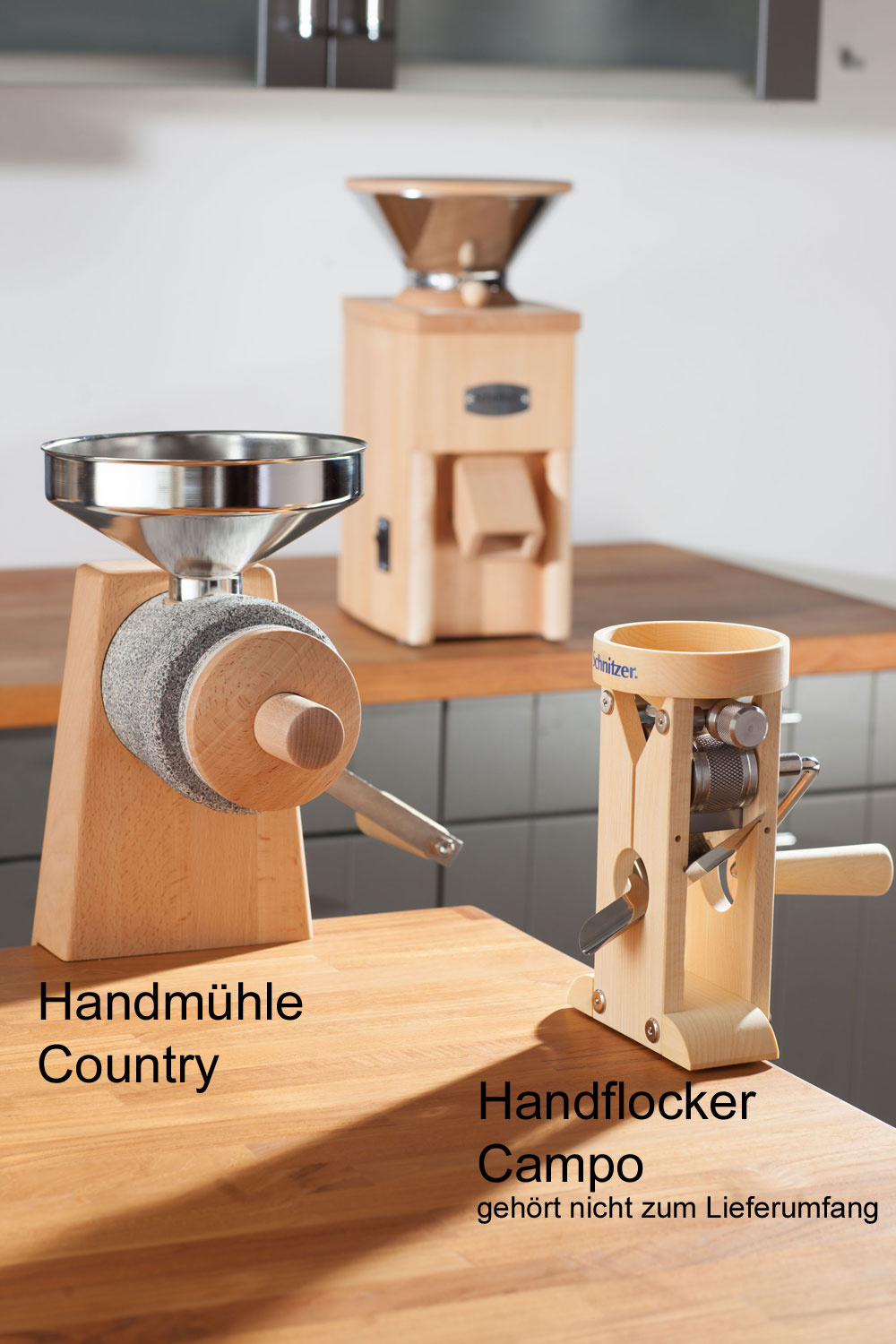 Schnitzer Getreidem hle Country Handm hle Mit Edelstahltrichter Famberg Schnitzer Getreidem hle Country Handm hle Mit Edelstahltrichter Famberg